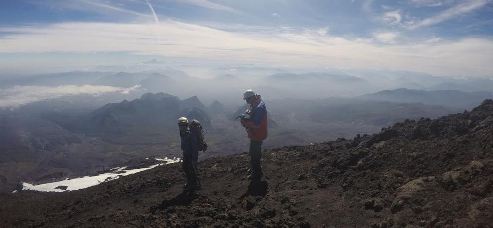 Reaching the Summit of Volcano Villarica in Chile by Connor Bryant