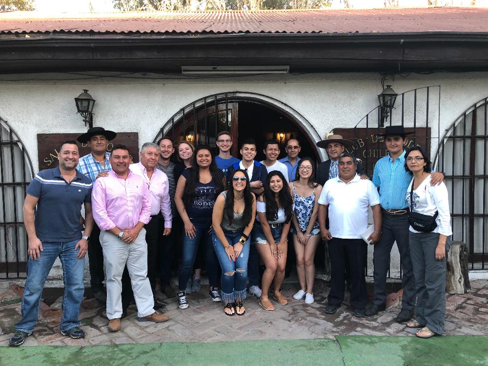 Global Intensive Group at the oldest Chilean rodeo center in Chile