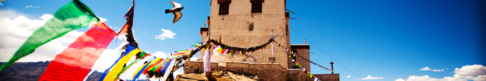 Prayer flags in India