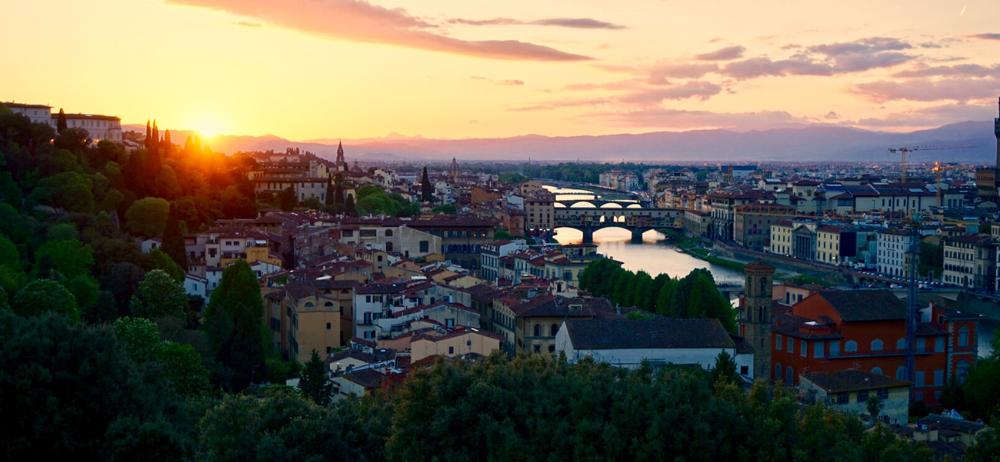 Cityscape of Florence at Sunset by Sammi Preston