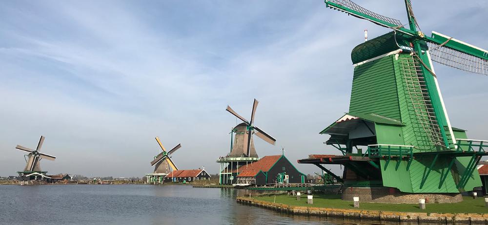 Windmills in the Netherlands by Maddy McClendon