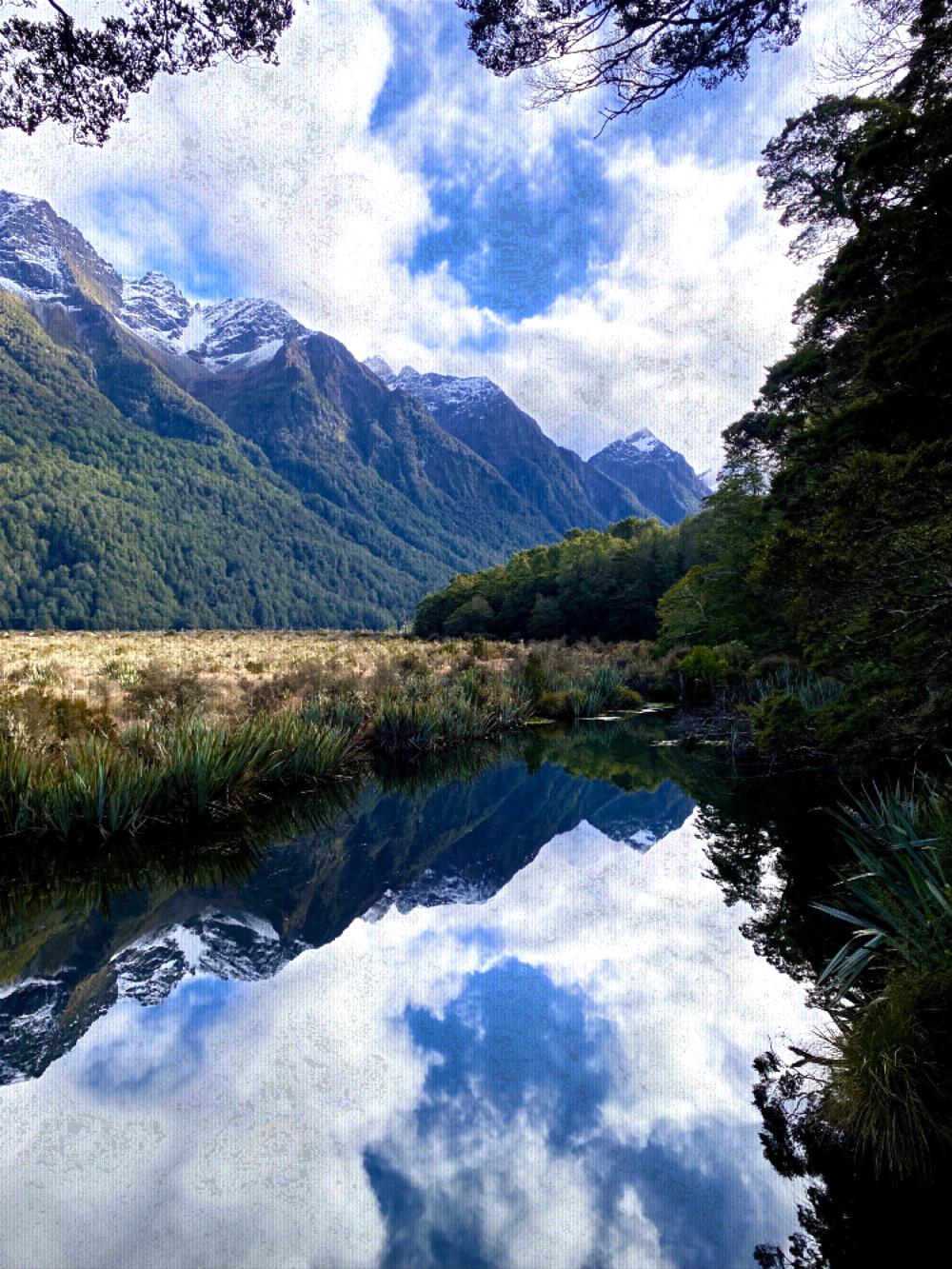 Fjordlands in New Zealand